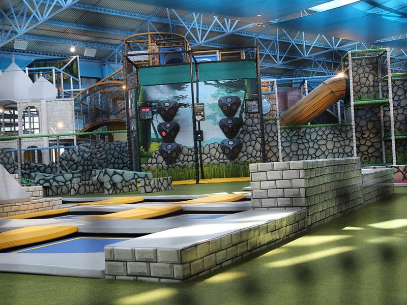 First glimpse inside the soft play Exploria attraction at the Pyramids Centre in Portsmouth. Picture: BH Live