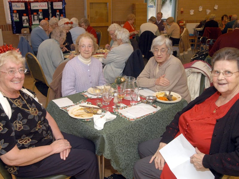 Some of the guests at the Help the Aged Luncheon Club Party held at Centre Point at Kirkby.