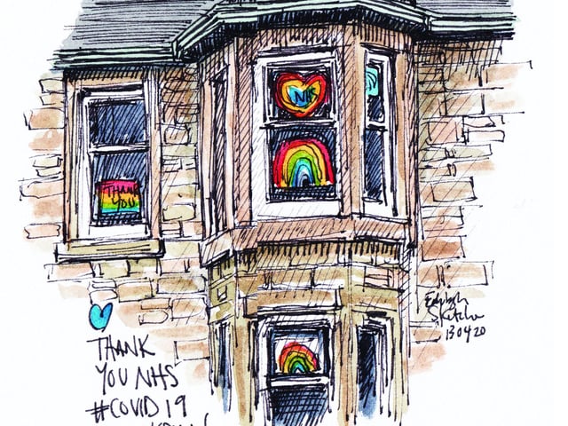 For my family one of the highlights of our daily walks was seeing colourful rainbow windows. They were also a reminder of how the community was going through the pandemic together.