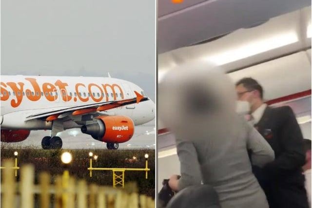 Shocking footage showing a woman shouting 'everybody dies' as she is thrown off an Edinburgh-bound flight for coughing on other passengers in October, caught our viewers' attentions.