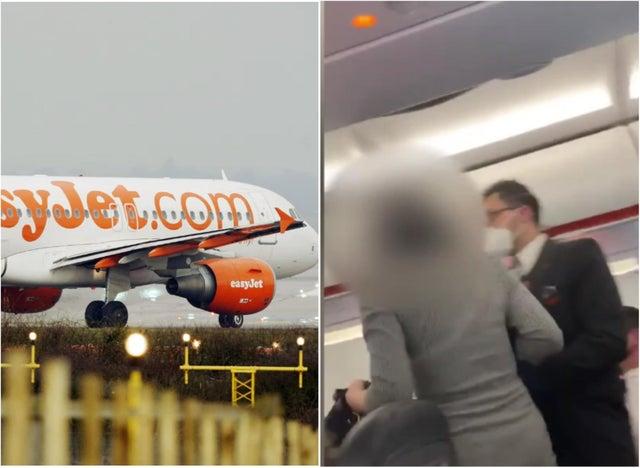 Shocking footage showing a woman shouting 'everybody dies' as she is thrown off an Edinburgh-bound flight for coughing on other passengers in October, caught our viewers' attentions.