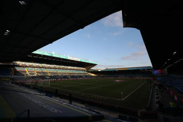 Elland Road, the home of Leeds United. (Photo by NAOMI BAKER/POOL/AFP via Getty Images)