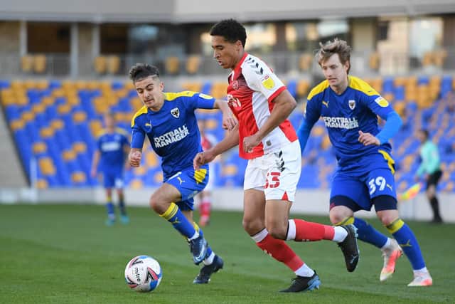 James Hill, pictured in action for Fleetwood Town, had also interested Sheffield United before heading to the south coast: Ashley Western/MB Media/Getty Images