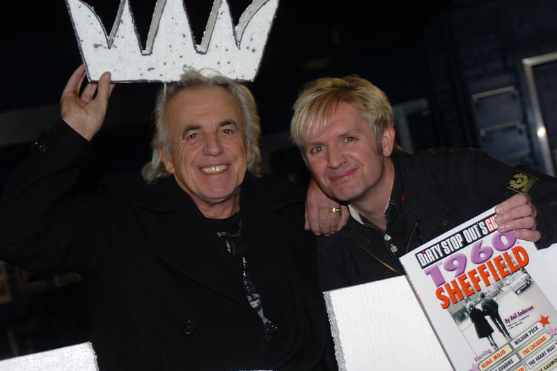 Long-time clubbing and music entrepreneur Peter Stringfellow and writer Neil Anderson launch Neil's book about the legendary Mojo venue at The Leadmill