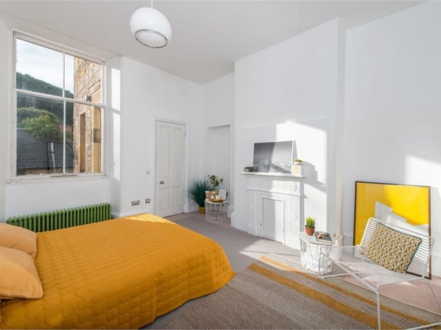 The second double bedroom is bright and spacious.
