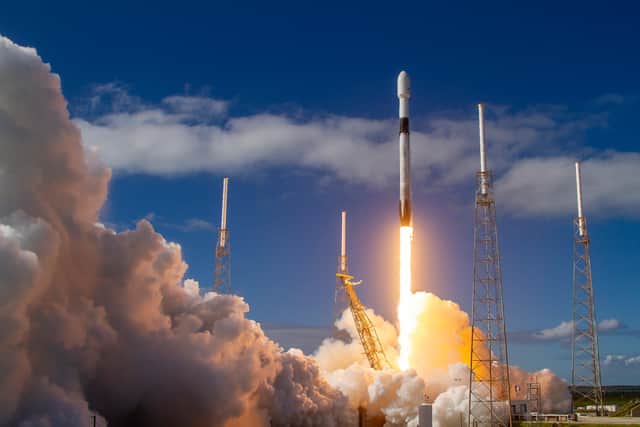 Starlink satellites being launched in November 2019 (pic: SpaceX)