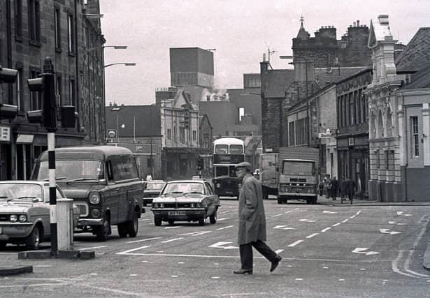 Looking west towards Fountainbridge.