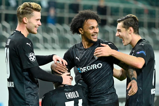 Now on loan at Borussia Monchengladbach, the winger went viral on social media with his stunning debut goal for the Bundesliga side - making himself a Puskas Award contender with a scorpion kick against Bayer Leverkusen.