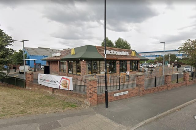 The McDonald's restaurant off Coleford Road, in Darnall, has a rating of 3.8 based on 1,813 Google reviews.
