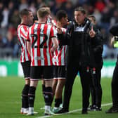 Paul Heckingbottom has given Sheffield United's players their instructions: Catherine Ivill/Getty Images