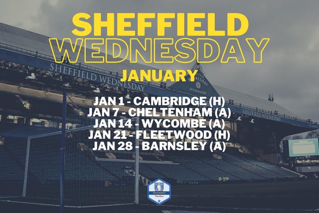 The second South Yorkshire derby is in January as Wednesday make the trip to Oakwell following the Reds' relegation last season.