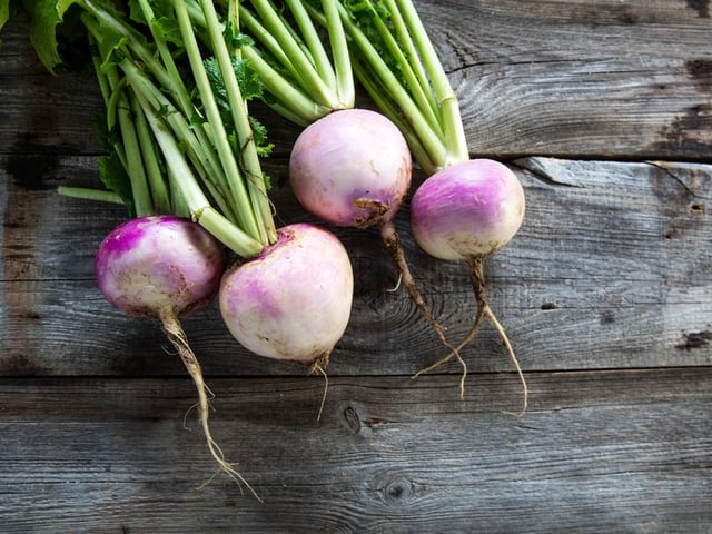 Turnip, often served with haggis and tatties. "If ye dannae eat yer neeps, ye cannae hev pudding."