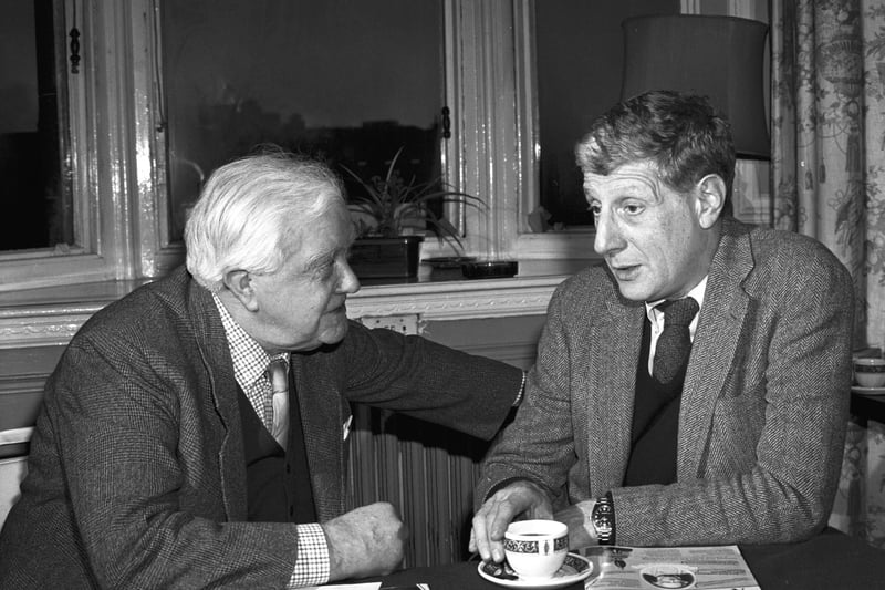 Dr Jonathan Miller took over from Andrew Cruikshank (left) as chairman of Edinburgh Festival Fringe in March 1984.