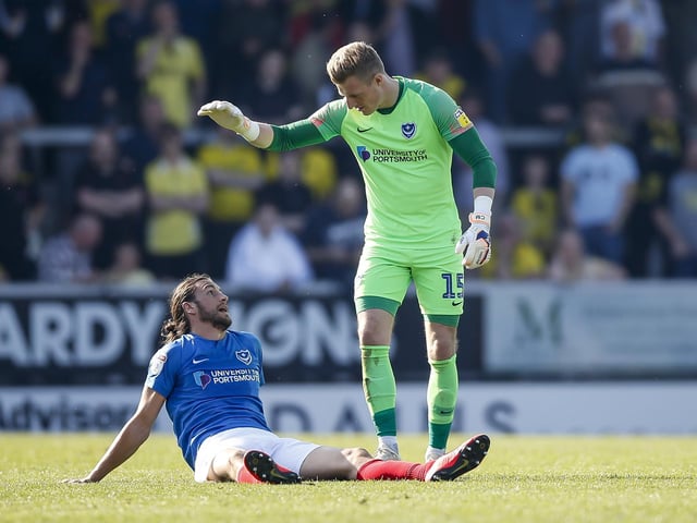 Christian Burgess and Craig MacGillivray at the final whistle.