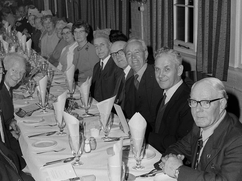 Another from the popular pensioners' dinners, this one from 1969.