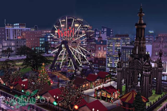 Edinburgh Christmas Market.