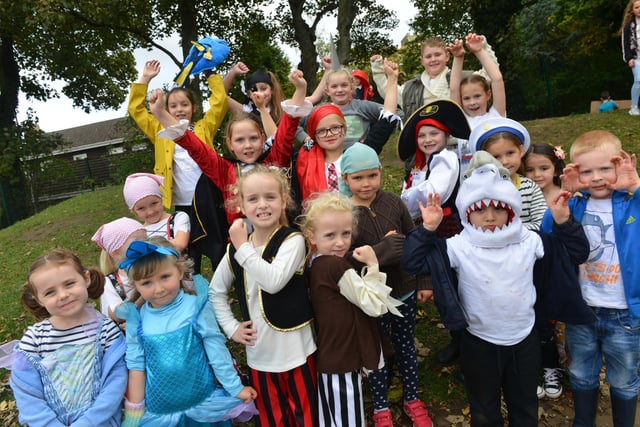 A fundraiser with a theme of the sea was held at Easington Church of England Primary School in 2017.