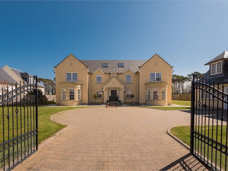 Gated entrance.