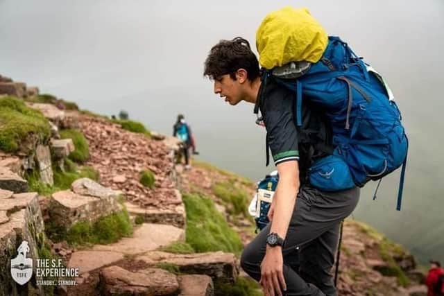 Salahudeen Hussain, aged 16, is thought to be the youngest person to complete the gruelling Special Forces selection march known as the Fan Dance, in the Brecon Beacons, when he was 15.