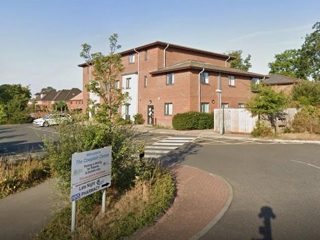 Cowplain Family Practice, on London Road, was rated 87% good and 8% poor by patients.