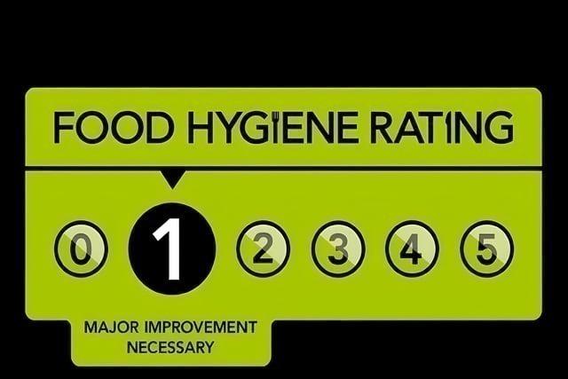 Cafe Mendo'S, a restaurant, cafe or canteen at Cafe, 164 Southampton Road, Titchfield, Fareham was given the score of one after assessment on October 9, the Food Standards Agency's website shows.
Its hygienic food handling and cleanliness and condition of facilities and building was generally satisfactory.
However its management of food safety was rated as major improvement necessary.