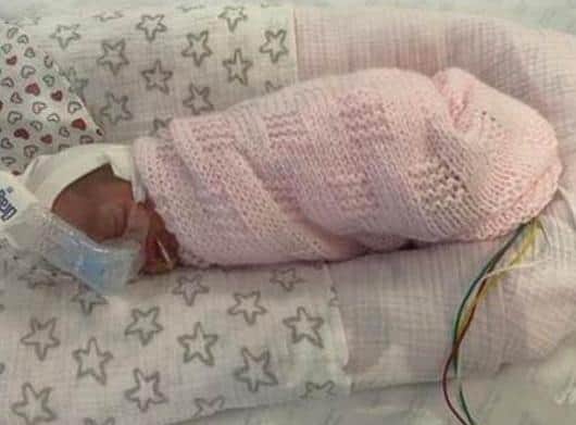 Baby Niamh is now closer to home and doing well after spending five weeks at the Jessop Wing’s neonatal intensive care unit
