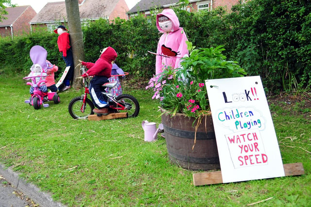 Were you involved in the 2014 Elwick Village scarecrow display?