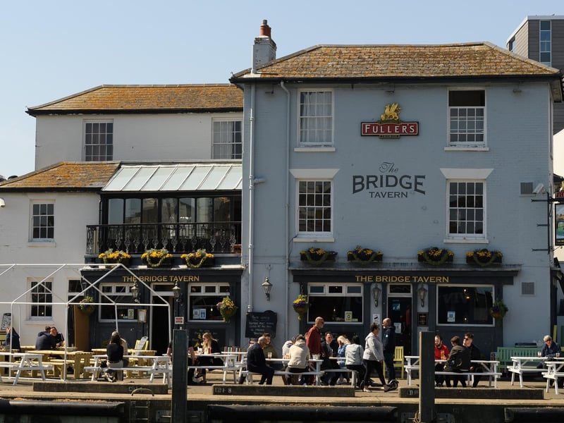 Known for being a good pub in a great harbour side location in Old Portsmouth. There's nothing like spending the day soaking in the character of the city with your precious pooch and The Bridge Tavern is a dog friendly spot, perfect for a day out.   Picture: Keith Woodland (240421-29)