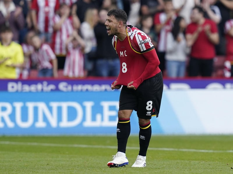 Another Team of the Week featured star, Dutch midfielder Hamer is worth £12.5m. The 27-year-old plays for Sheffield United who head to Fratton Park this weekend.