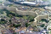 An aerial view of Sheffield's Kelvin Flats