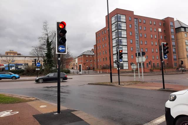 A new right turn will be created at Rutland Road traffic lights, with better access for cyclists too