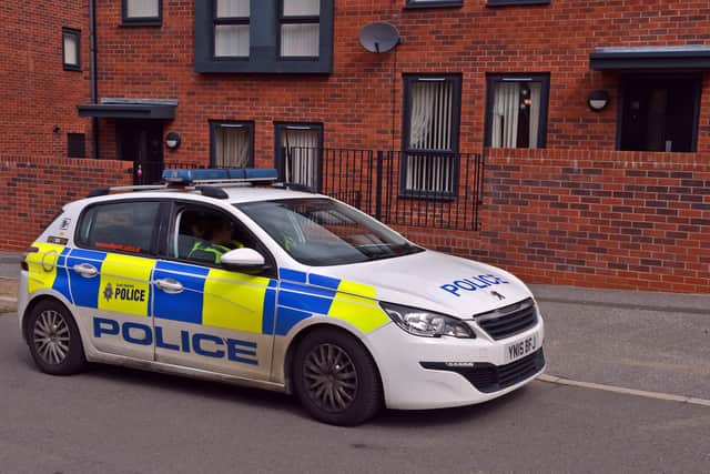 Two homes were shot at on the Arbourthorne estate in Sheffield on Tuesday night