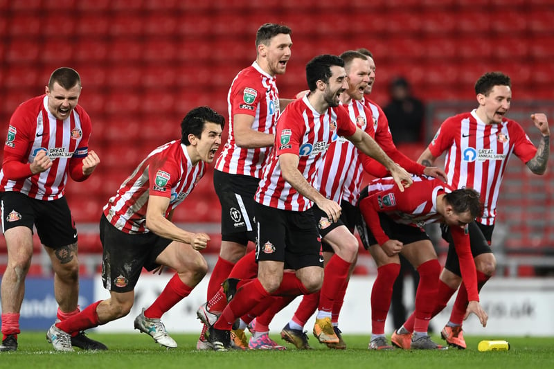 The Black Cats beat League One leaders (at the time) Lincoln City on penalties to reach a second EFL Trophy final in the three seasons they have spent in the third tier. Local lad Grant Leadbitter netted the all-important final penalty.
