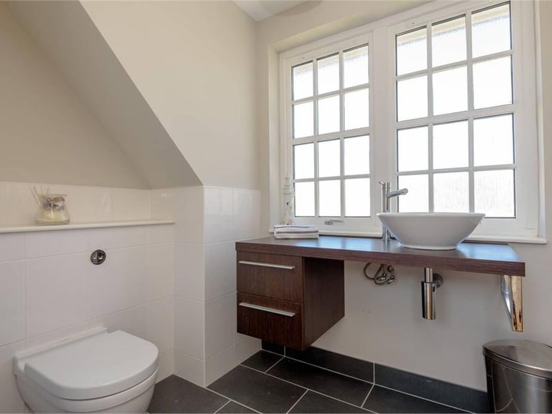 Apartment shower room.