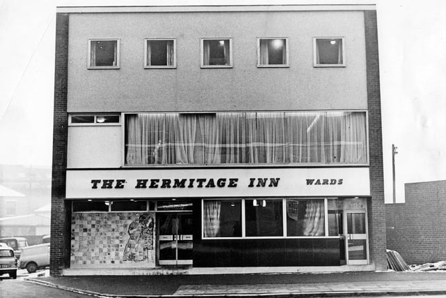 The Hermitage Inn, London Road, Sheffield, pictured in February 1963