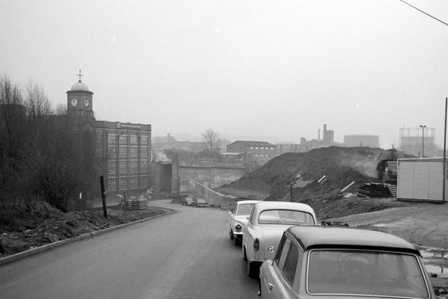 Many buildings were demolished to make way for the new ring road