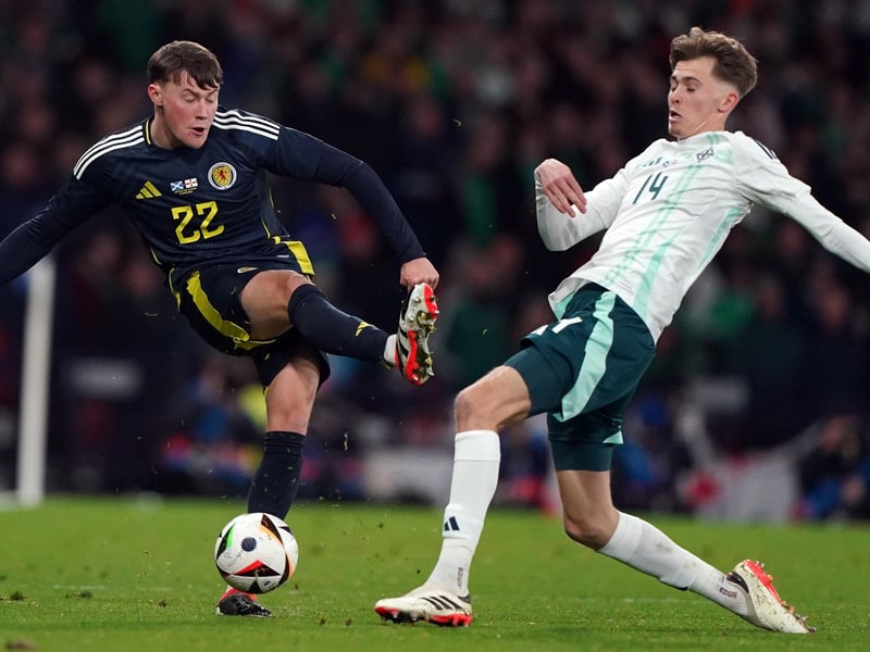 The Everton full-back would have been the starting right wing-back at Euro 2024 were it not for an untimely injury picked up in April. Probably behind Aaron Hickey in the pecking order but nonetheless a bright young talent who should still be a major part of the Scotland squad in five years time, when he will have turned 27.