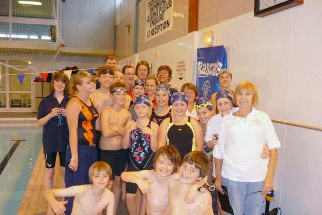 Members of Doncaster Swimming Club in 2013