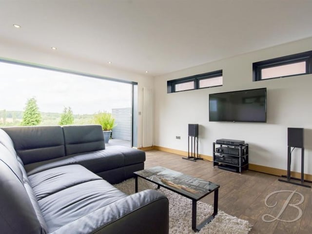 Five metre wide bi-fold doors are one of the main features that provide a "brilliant" outlook over the garden and the "spectacular" countryside views beyond as well as providing level access outside, "ideal for those lovely summer days".