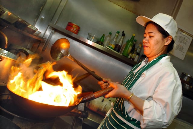 Pictured in 2004 was Head Chef Sunisa Singhkiwirat at the Siam Corner Thai Restaurant, Lordsmill St, Chesterfield