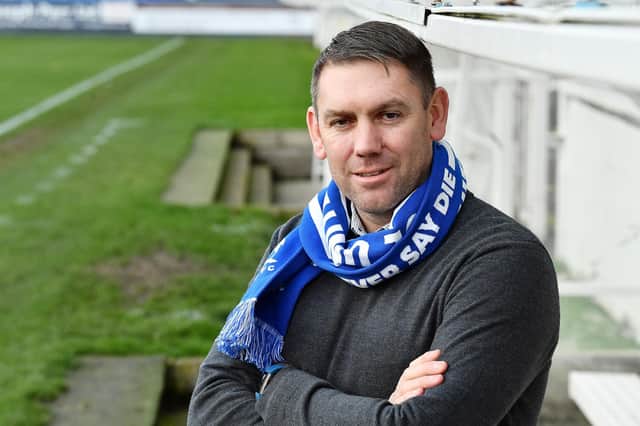 Hartlepool United manager Dave Challinor. Picture by FRANK REID