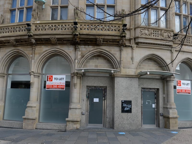 Where Yorkshire Bank used to be.