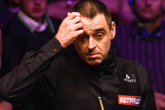 Ronnie O'Sullivan recovered from defeat in the opening round in 2019 to win last year's World Championship.