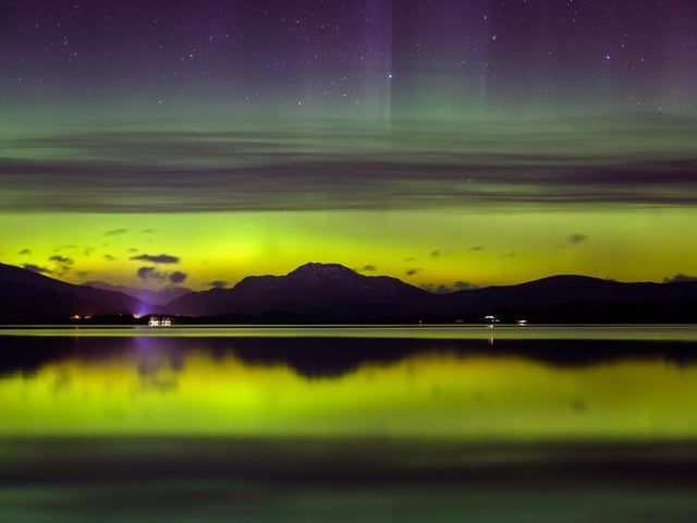 If you're near Glasgow, Loch Lomond is a good place to head to if you want to see the Northern Lights thanks to its lower light pollution.