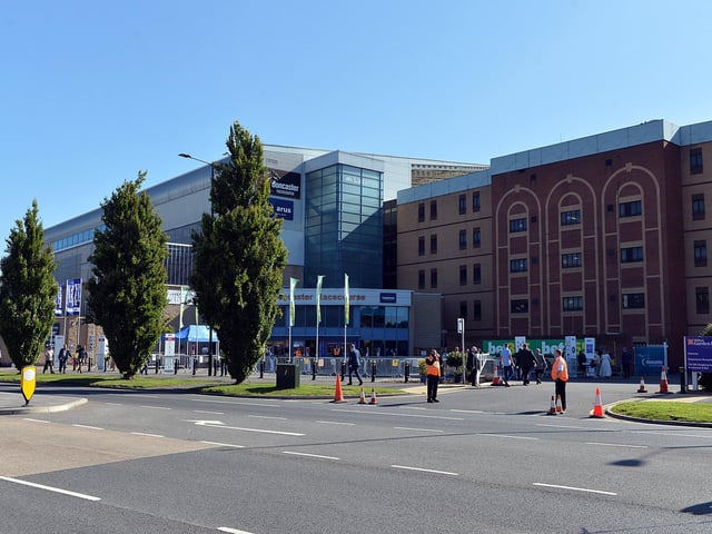 Start of Leger Festival at Doncaster Racecourse. First crowds allowed at a racecourse.