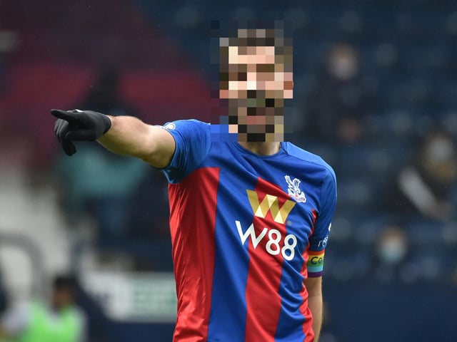 a) Alexander Sorloth. b) Yohan Cabaye. c) James Tomkins. d) Luka Milivojevic.