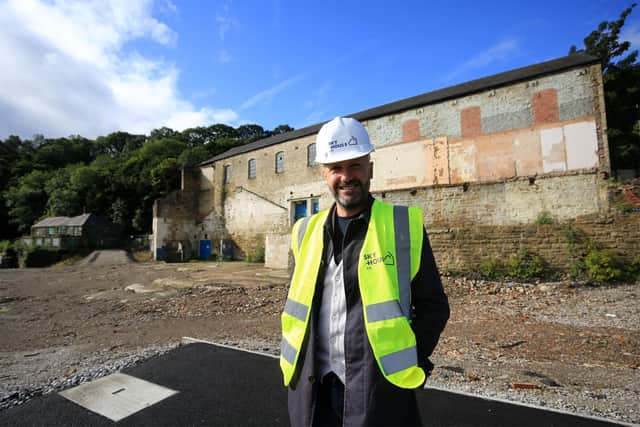 Developer David Cross from Sky House at the Oughtibridge Mill site. Picture: Chris Etchells