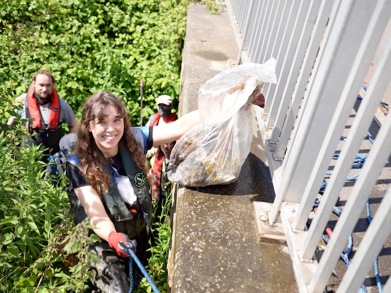 Sally Hyslop, Don Catchment Rivers Trust Community Engagement Officer, pictured.