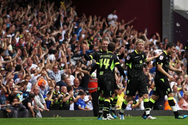 Another Championship clash, another late Leeds goal. This time it was the turn of Adam Clayton to play the hero, bagging himself a last minute equaliser at Upton Park. (Photo by Dean Mouhtaropoulos/Getty Images)