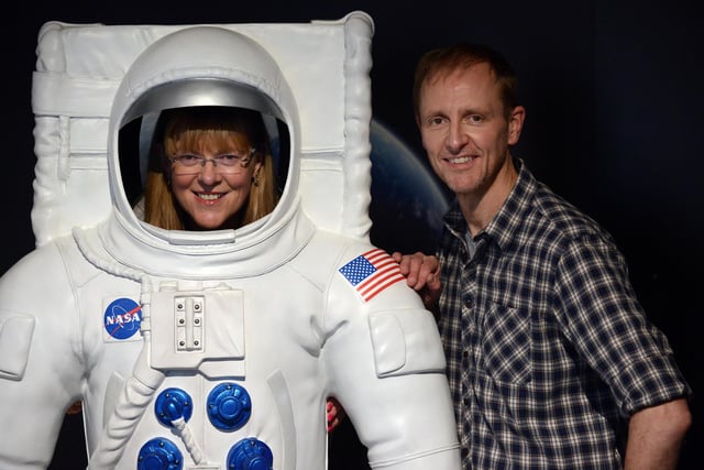 A South Shields exhibition called Amazing Space was a great look at space travel last year. Here is a scene from the display with South Tyneside Council Head of Culture Tania Robson and Sheridan Design Senior Designer Jon Ternent.